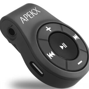 NWT APEKX Black Bluetooth Audio Receiver